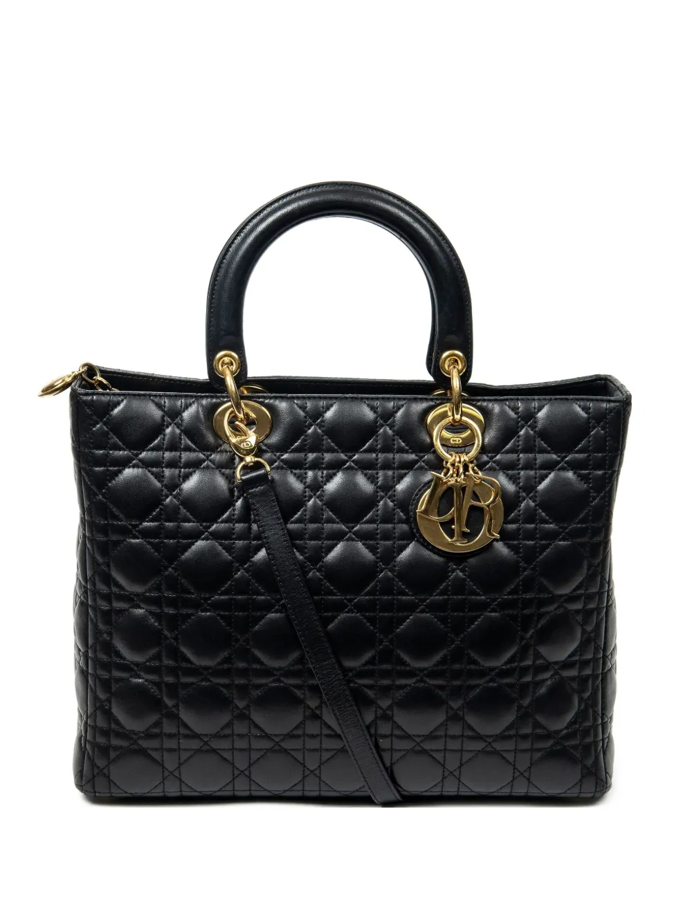 Christian Dior Pre-Owned 2000s gesteppte Schultertasche - Schwarz
