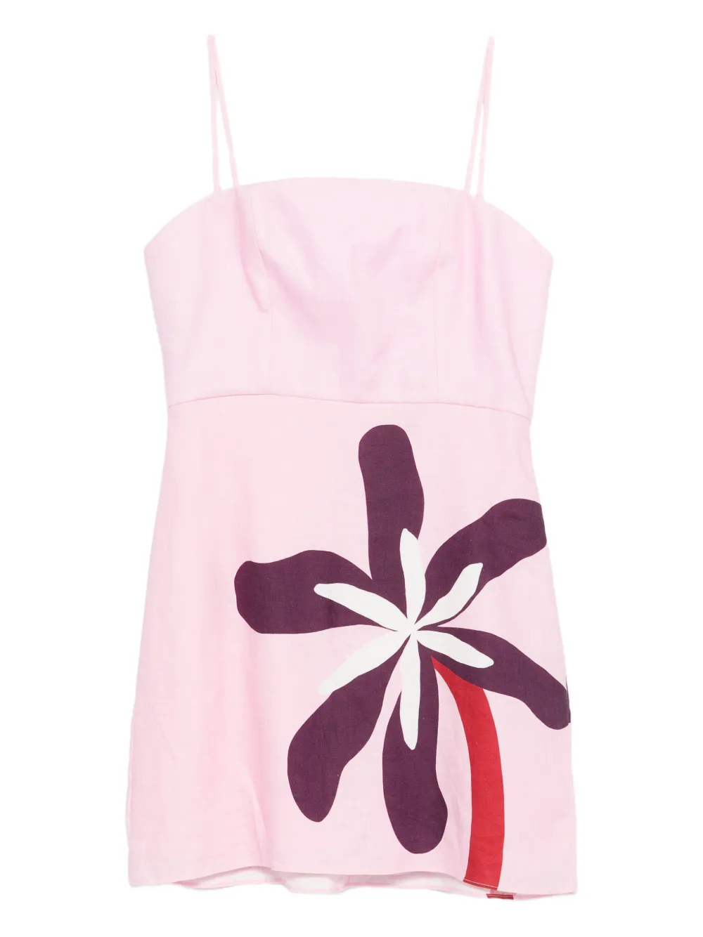 Cala de la Cruz Roma floral mini dress - Rosa