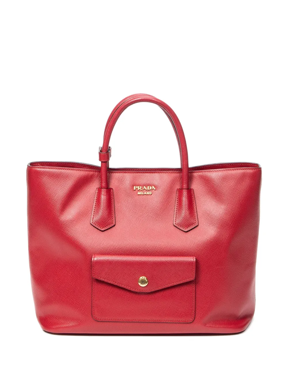 Prada Pre-Owned Borsa tote in pelle - Rosso