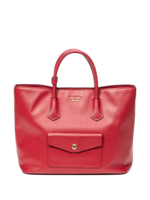 Prada Pre-Owned leather tote bag