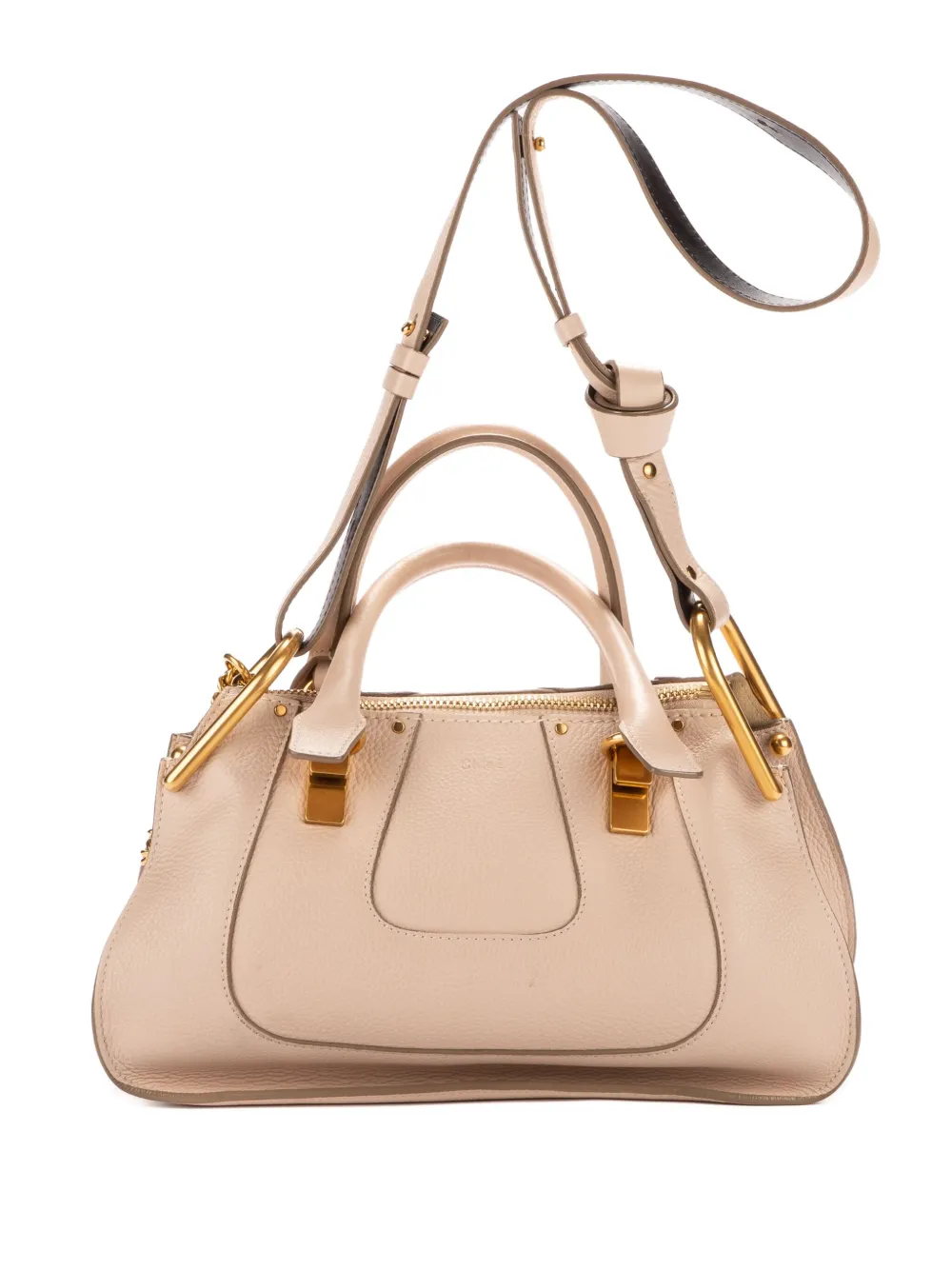 Chloé Pre-Owned leather shoulder bag | Neutrals | Image 1