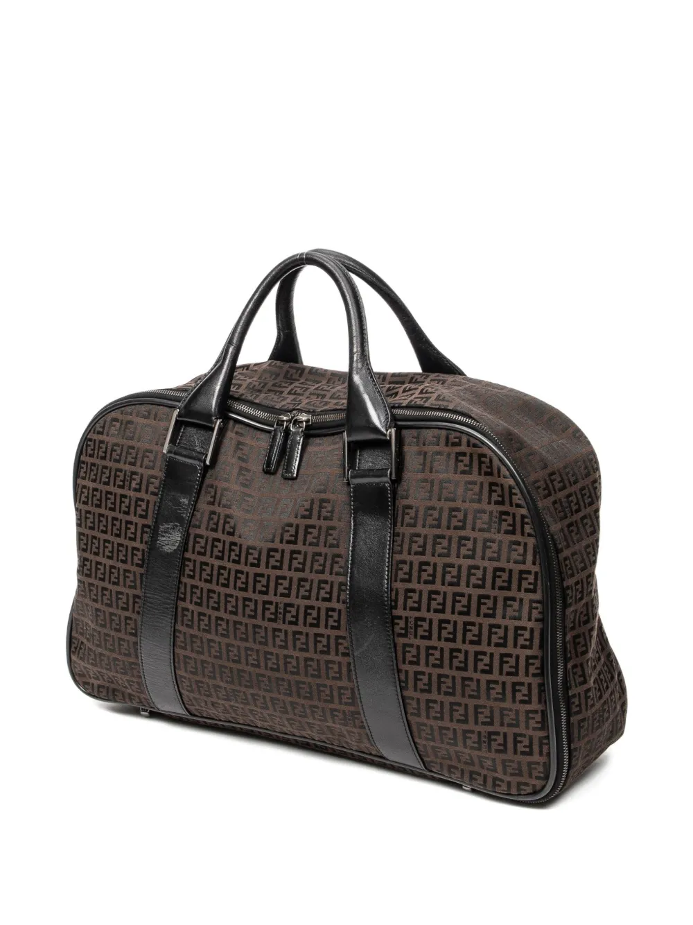 Fendi Pre-owned Ff-pattern Tote Bag - Black 