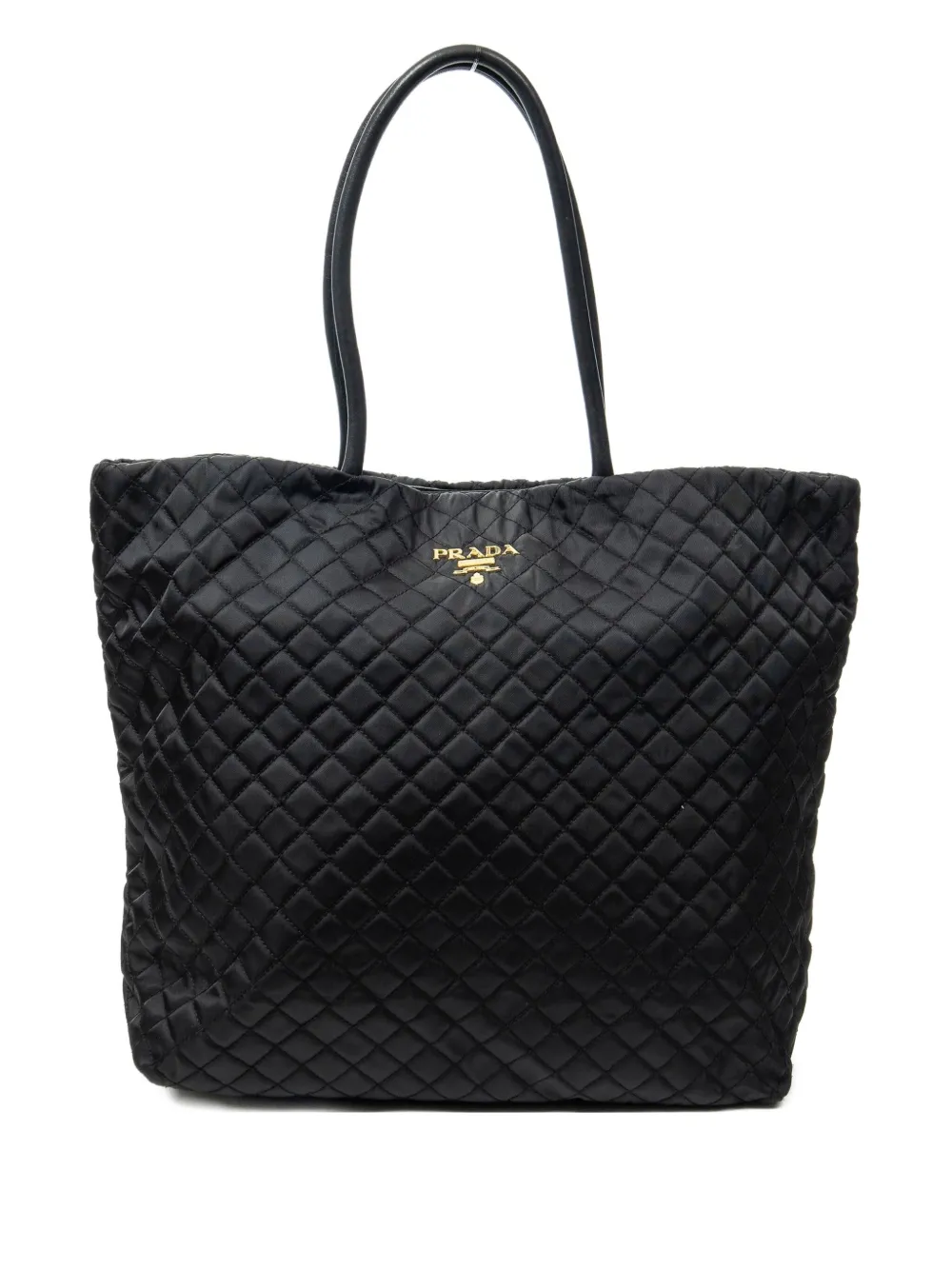 Prada Pre-Owned Borsa tote trapuntata anni 2000 - Nero