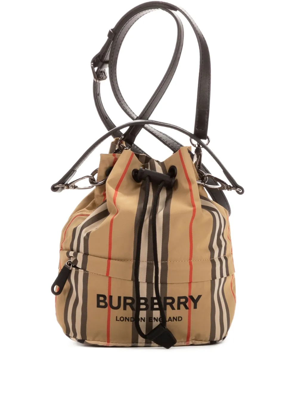 Burberry Pre-Owned Borsa a secchiello con monogramma anni 2000 - Toni neutri