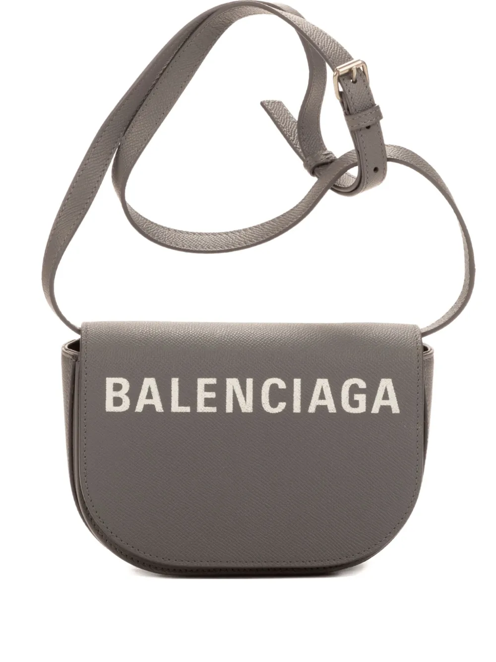Balenciaga Pre-Owned Borsa a spalla in pelle - Grigio