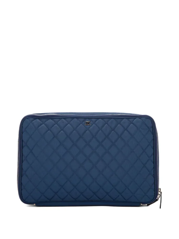 CHANEL Pre-Owned PCケース | ブルー | FARFETCH JP