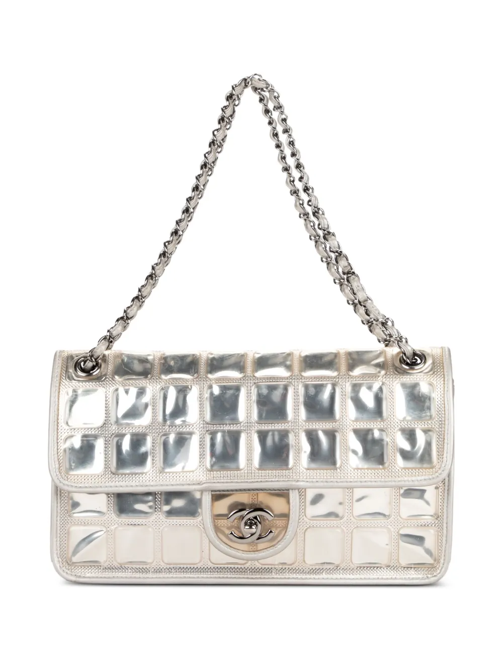 CHANEL Pre-Owned quilted chain shoulder bag - Grey