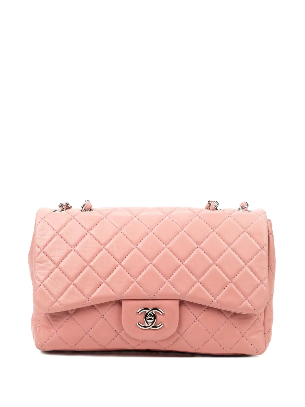 CHANEL Pre-Owned Borsa a spalla trapuntata con catena anni 2000 - Rosa