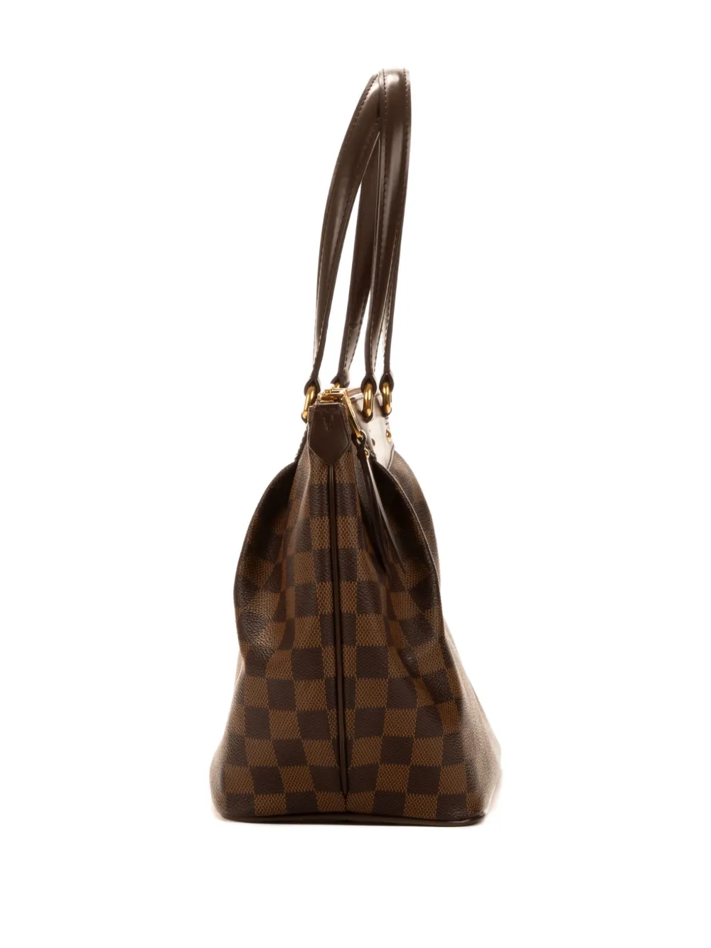 Louis Vuitton Pre-Owned 2000s Damier Azur tas met handvat Bruin
