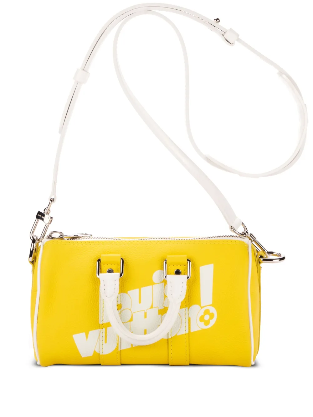Louis Vuitton Pre-Owned x Virgil Abloh Borsa a mano Keepall Bandouliere 2000 - Giallo