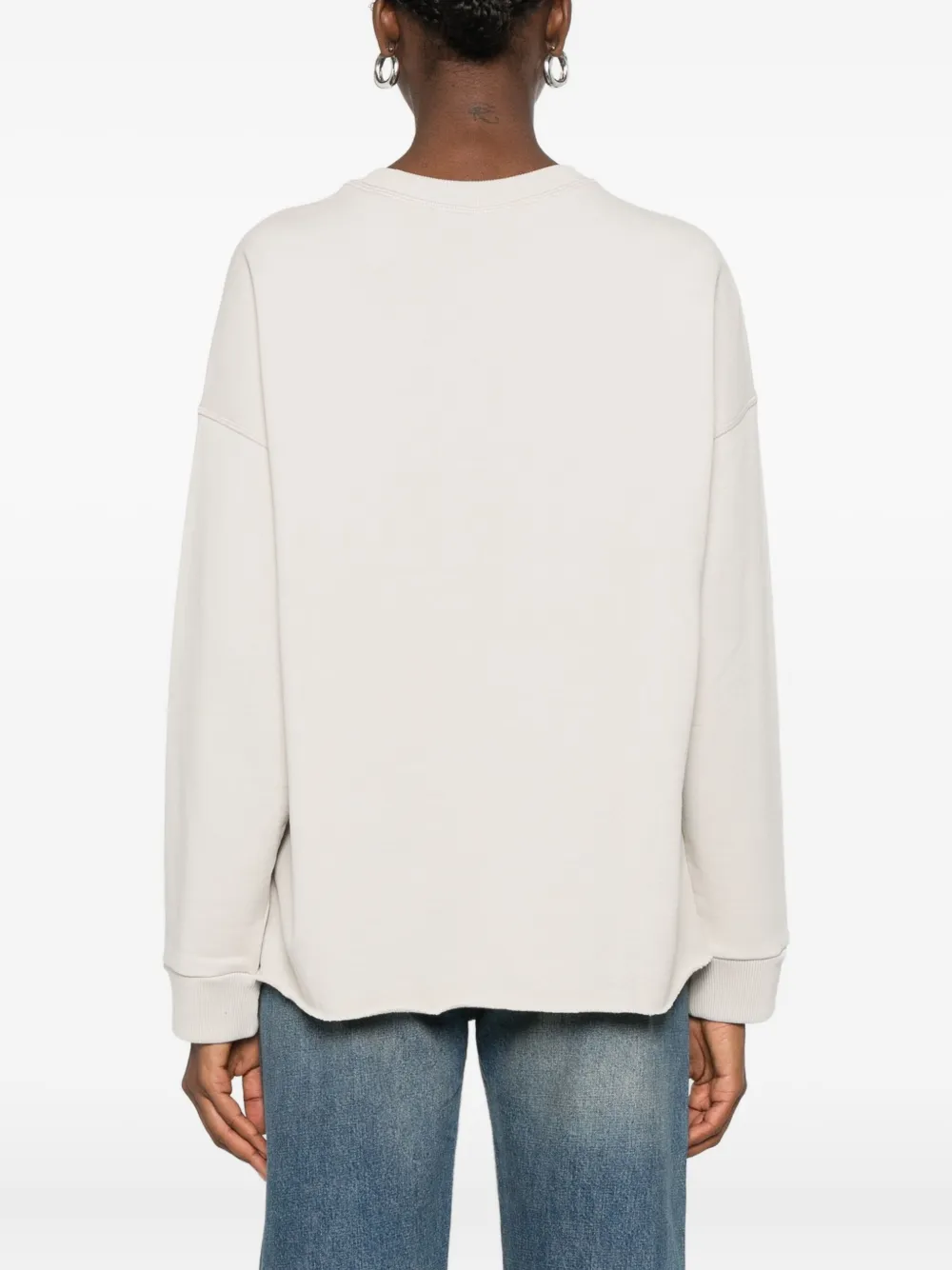 6397 Crew-neck Cotton Sweatshirt In Neutral