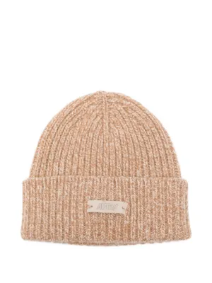 Supreme Overprint Knitted Beanie | Neutrals | FARFETCH