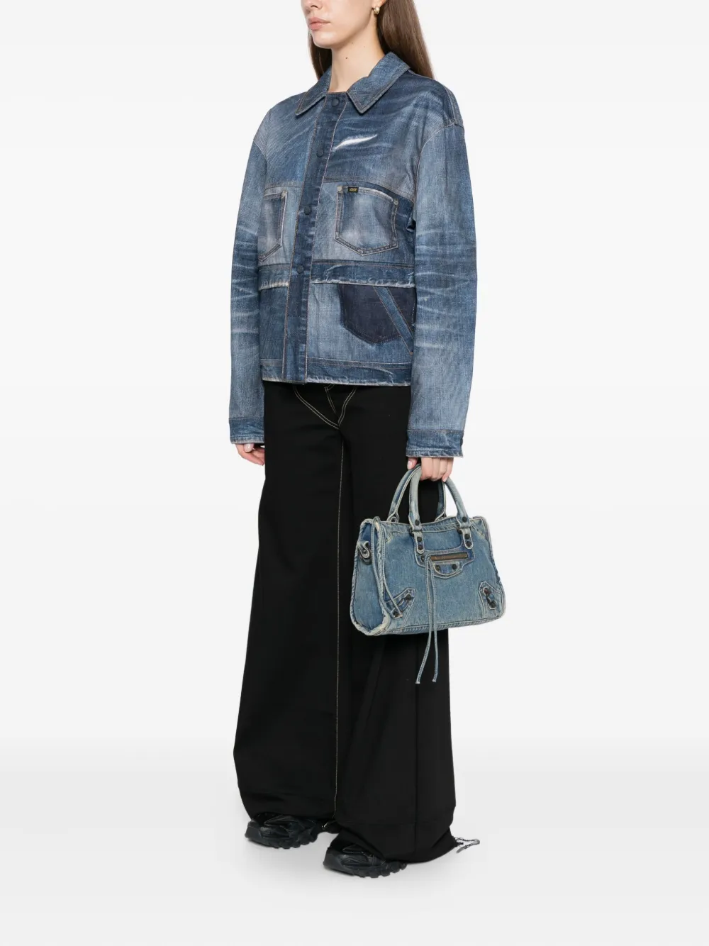 Balenciaga Le City shopper - Blauw