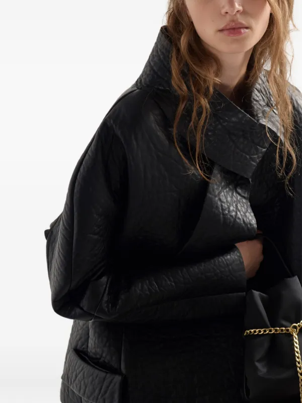 Prada レザージャケット | ブラック | FARFETCH JP