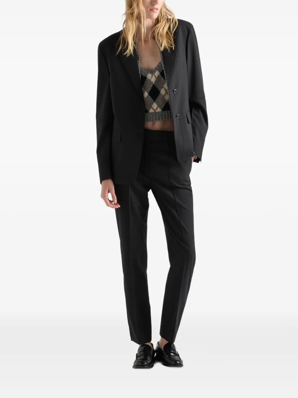 Prada wool trousers - Zwart