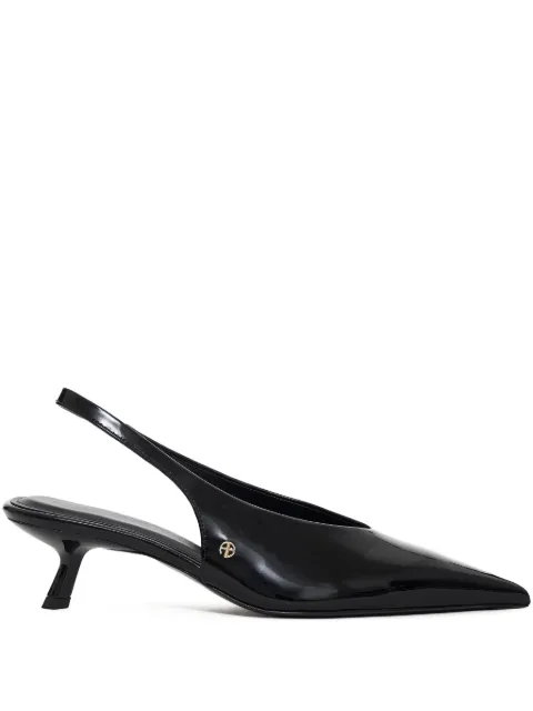 ANINE BING 50mm Hilda slingback pointed-toe pumps