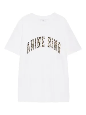 ANINE BING Lili Tee Horse | Black | FARFETCH