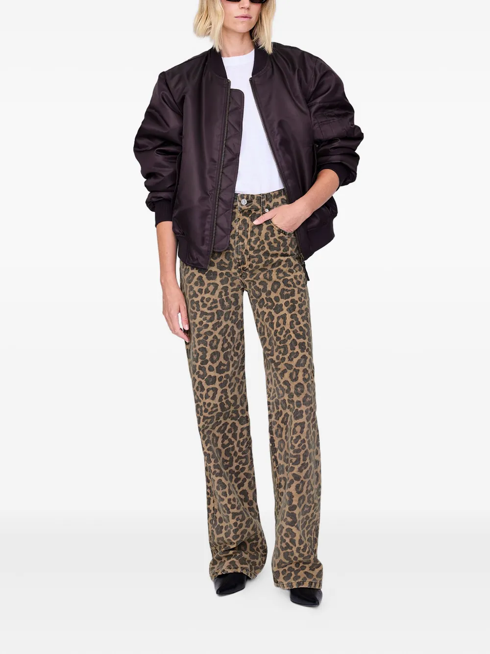 ANINE BING Hugh jeans - Bruin