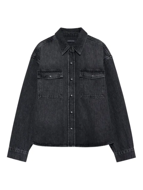ANINE BING Paxton double-pocket denim shirt