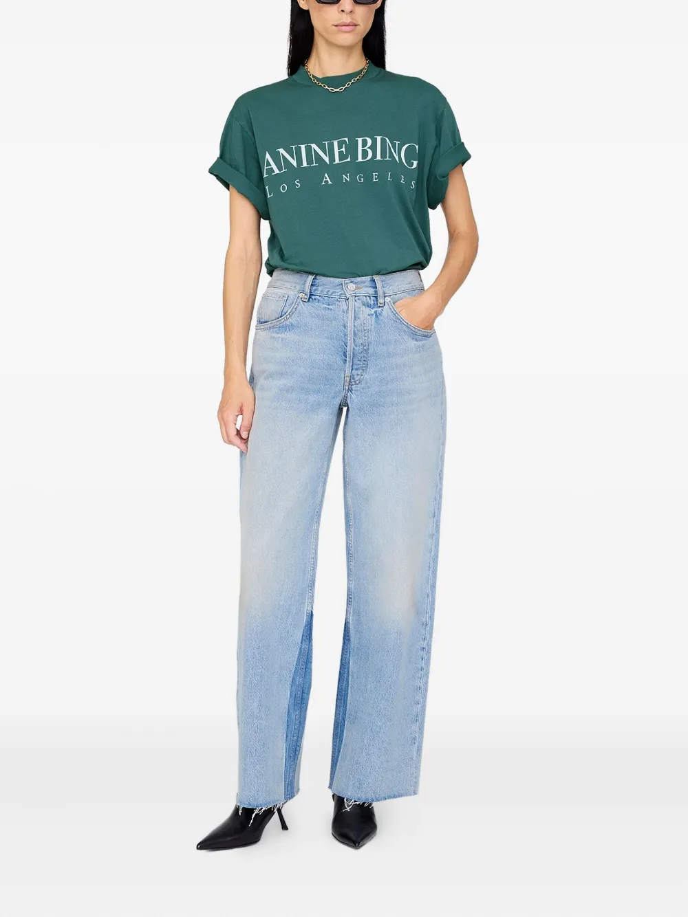 ANINE BING logo-print t-shirt | T-Shirts & Jersey Shirts | Image 2