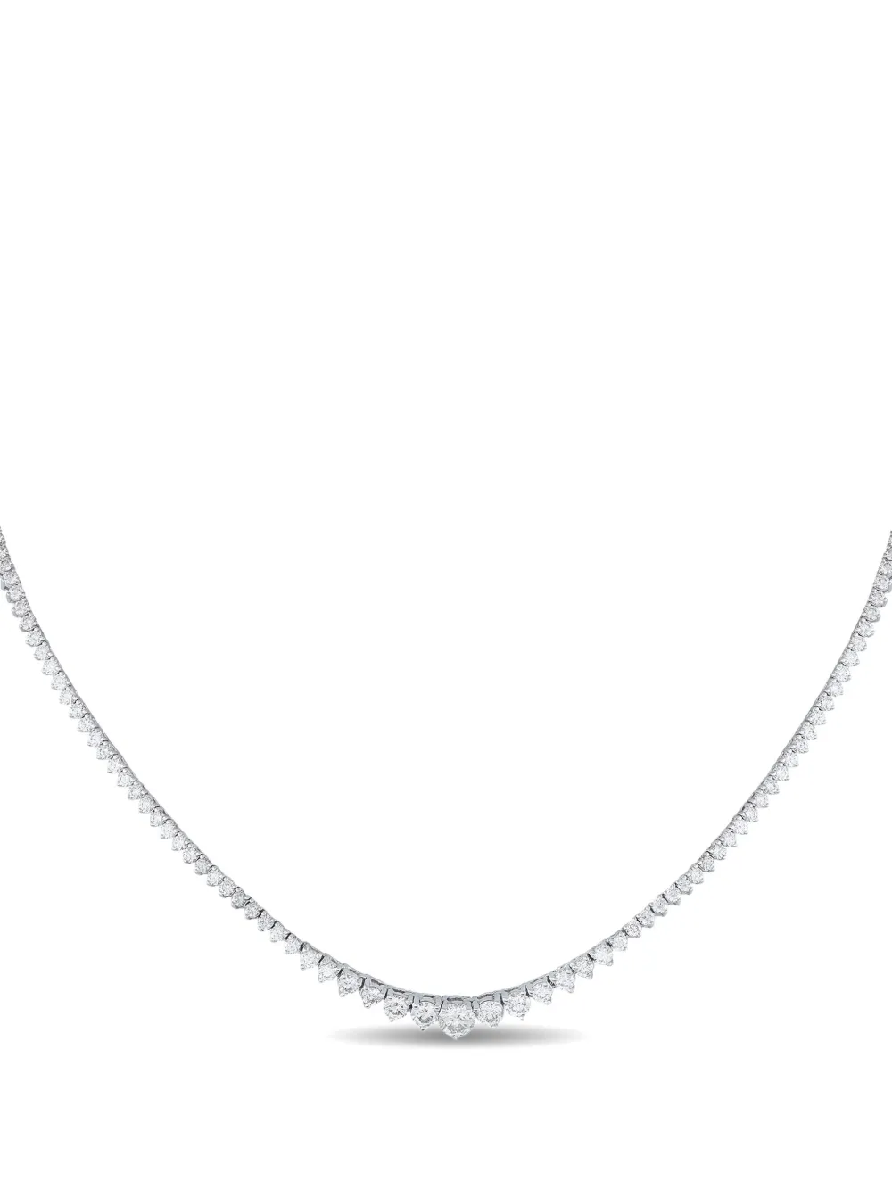 LB Exclusive 14K white gold diamond necklace - シルバートーン LB Exclusive 14K white gold diamond necklace - シルバートーン