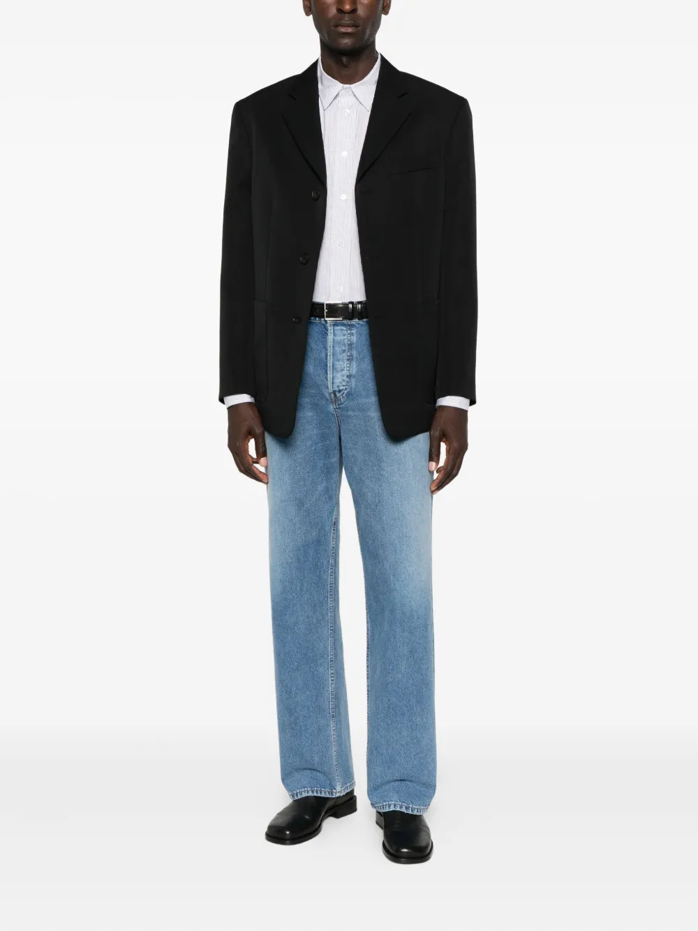 The Row Caelum three-button patch-pocket jacket | Blazers | Image 2