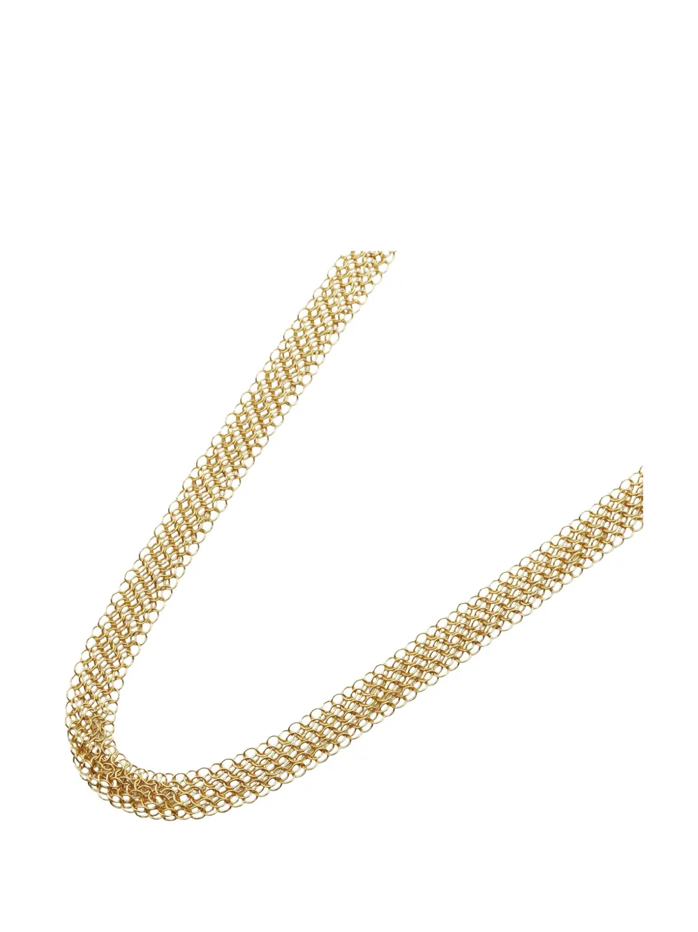 Tiffany & Co. Pre-Owned 1990-2000 20K Yellow Gold Elsa Peretti Mesh Chain necklace | Image 2