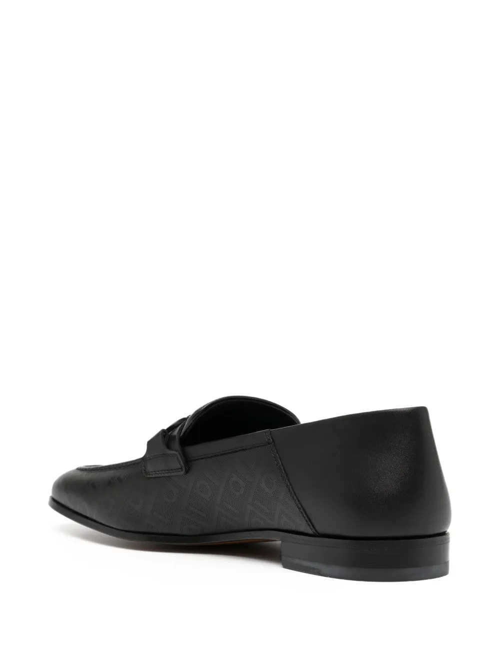 Ferragamo Gancini-ornament loafers Black