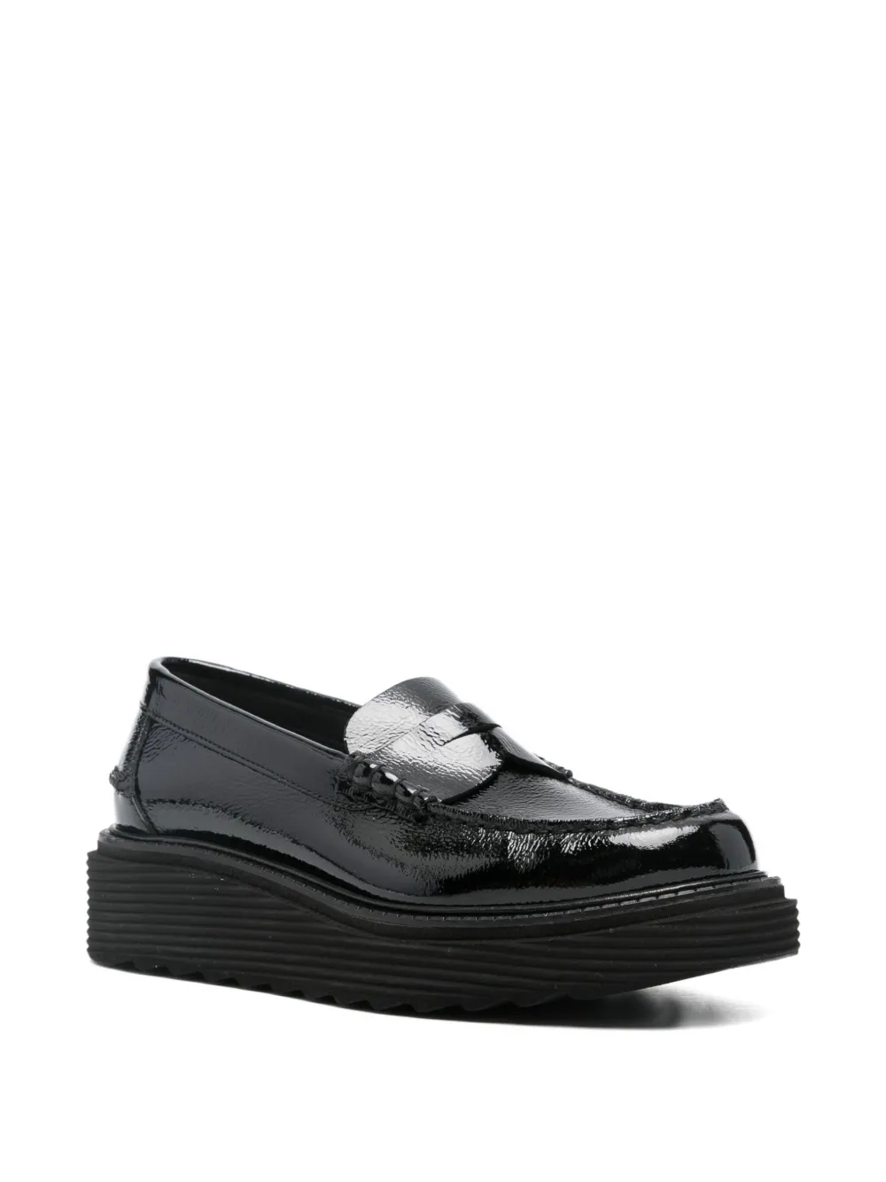 Pedro Garcia 40mm Sloan platform loafers Black