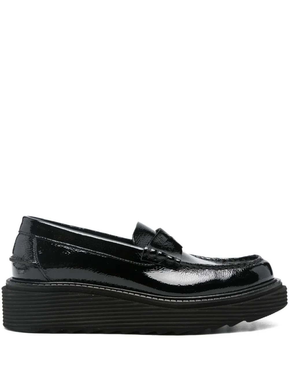 Pedro Garcia 40mm Sloan platform loafers Black