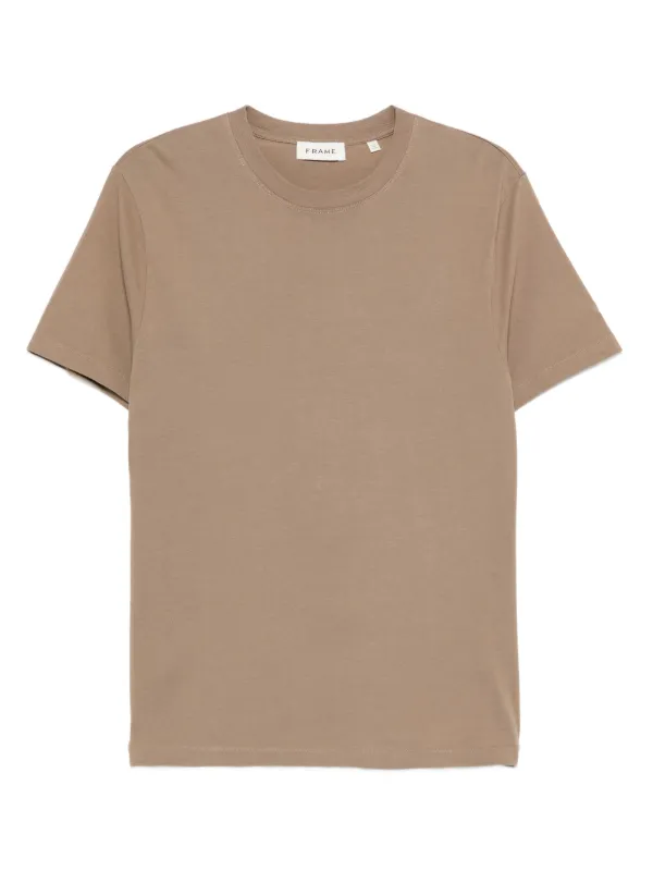 Frame Short Sleeve T-shirt in Neutrals