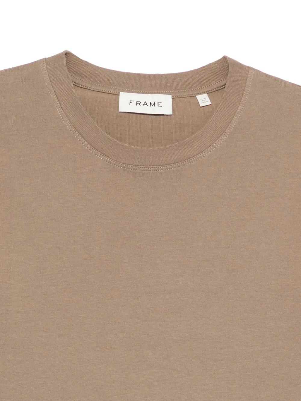 Frame Short Sleeve T-shirt In Brown