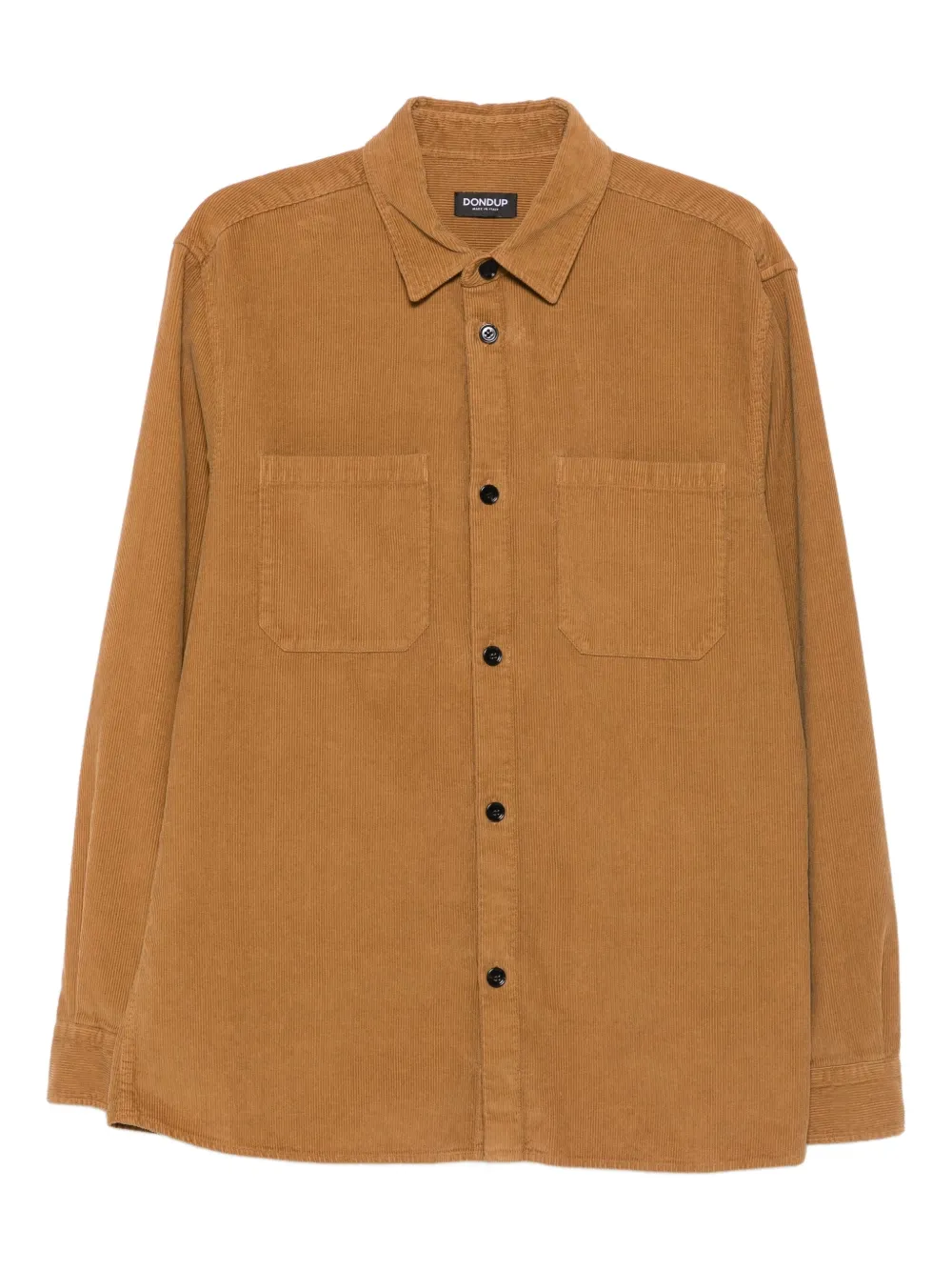 DONDUP double-pocket shirt | Brown | Image 1