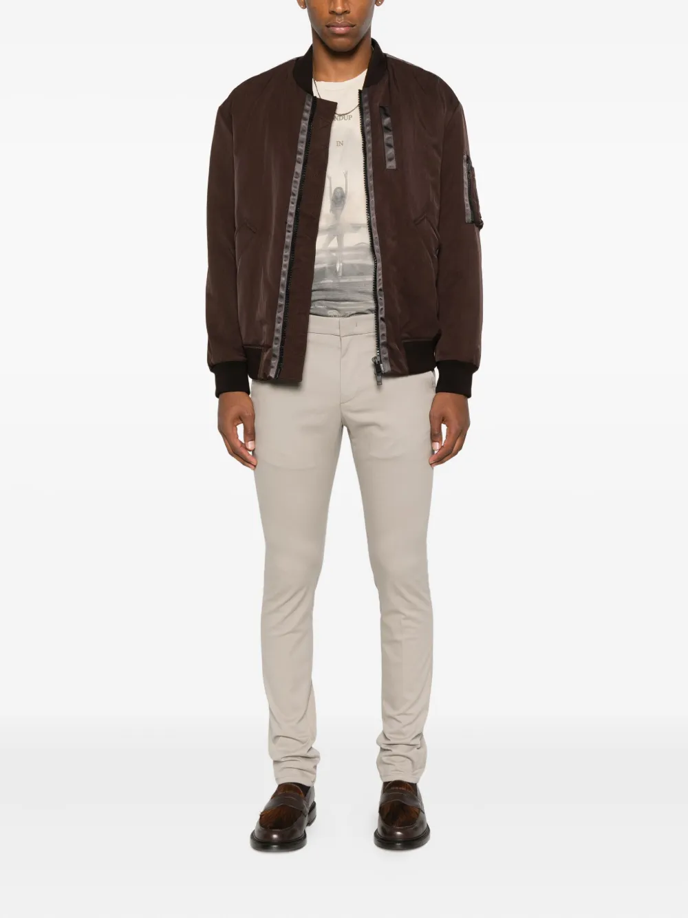 DONDUP side-pocket trousers - Beige