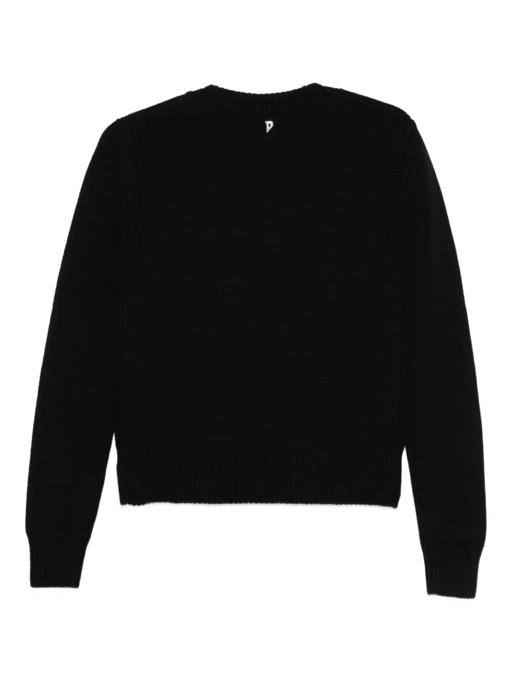 Dondup V-neck Sweater In Black