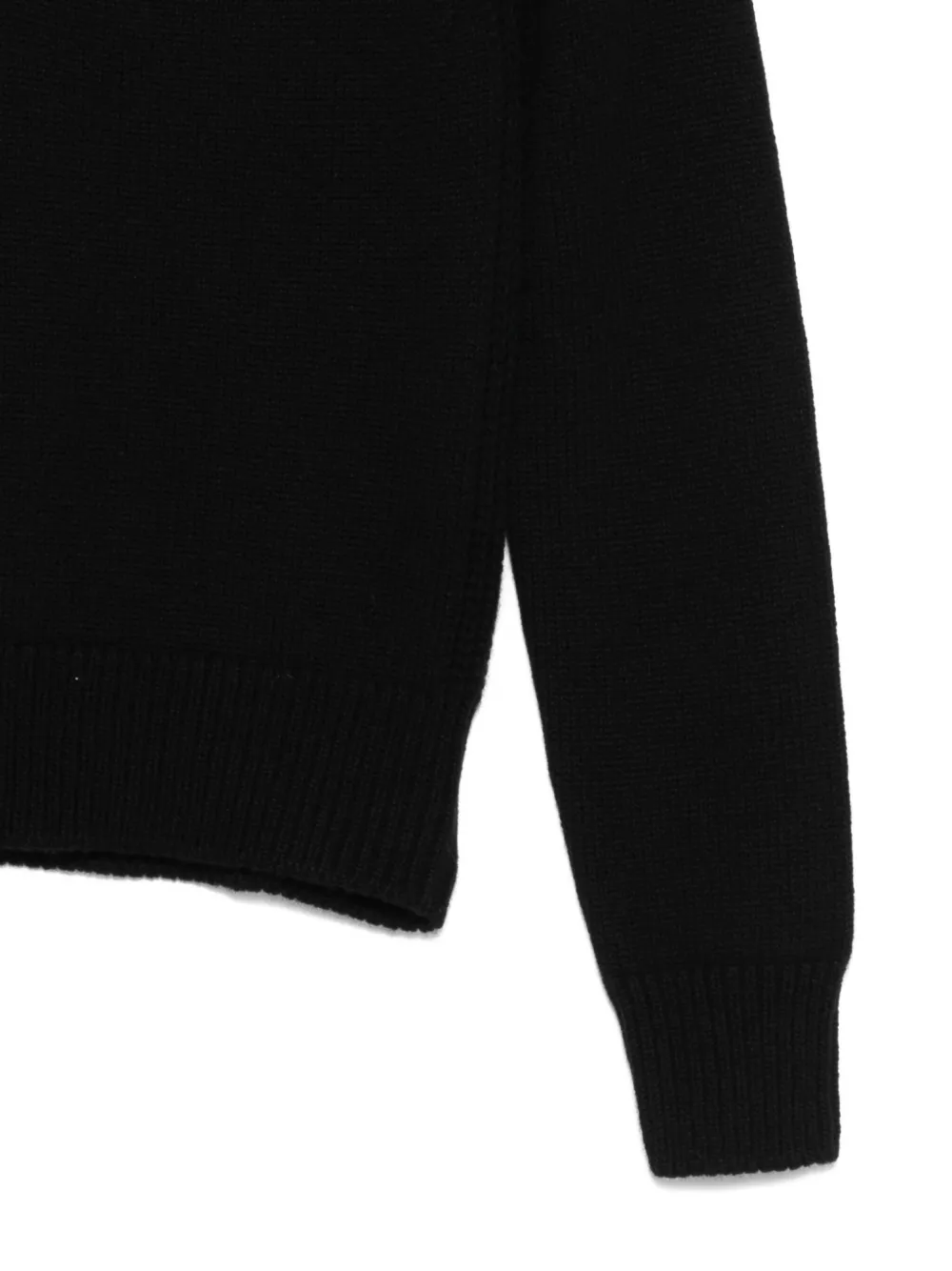 Dondup V-neck Sweater In Black