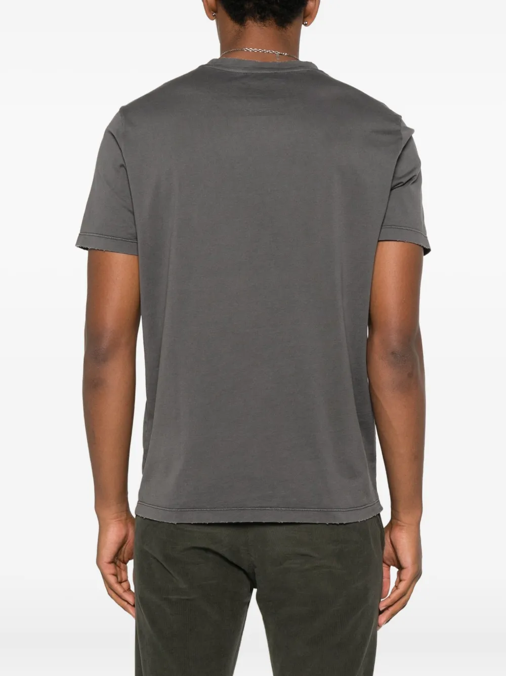 Dondup Graphic-print T-shirt In Gray