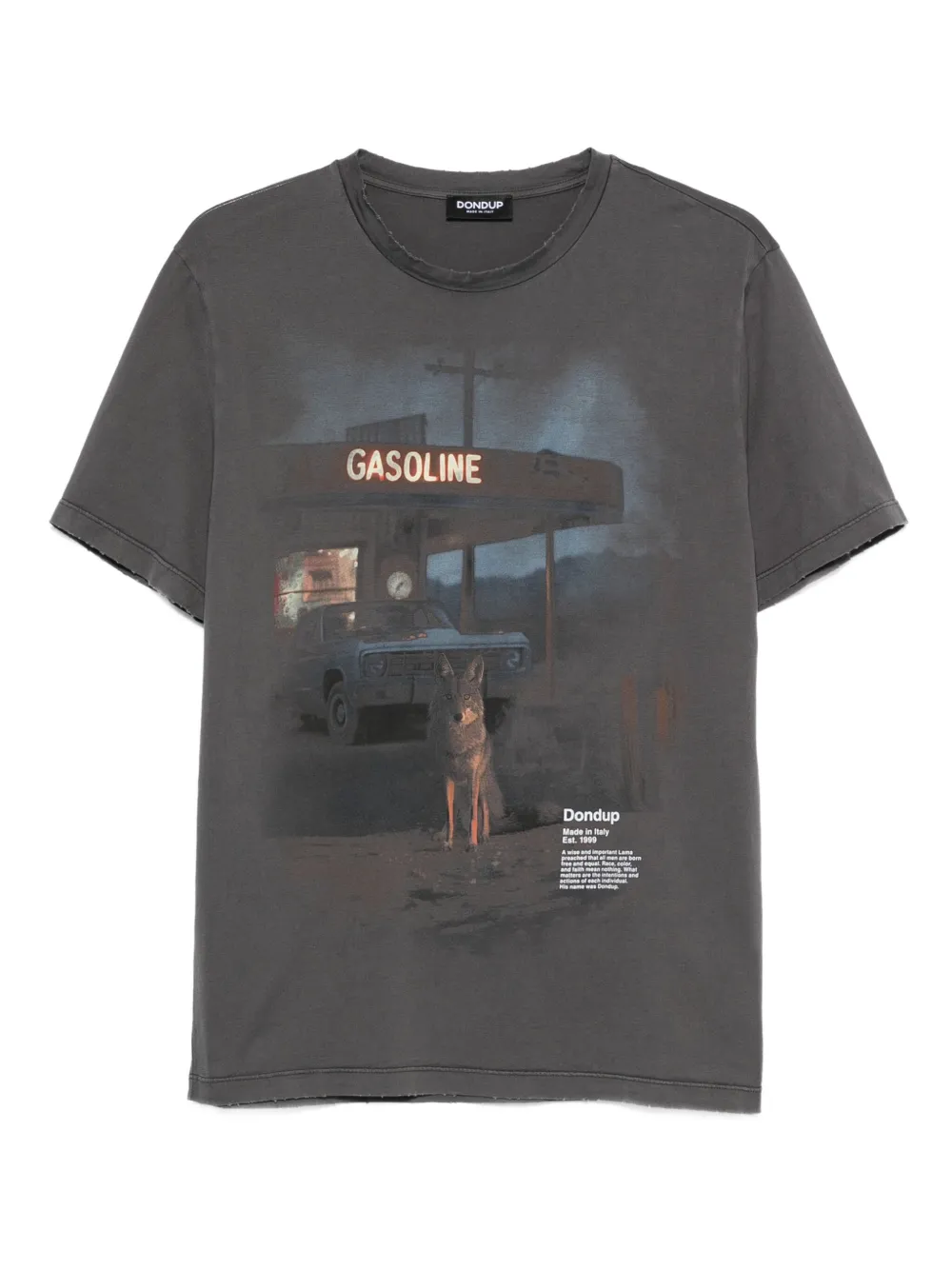 DONDUP graphic-print T-shirt | Grey | Image 1