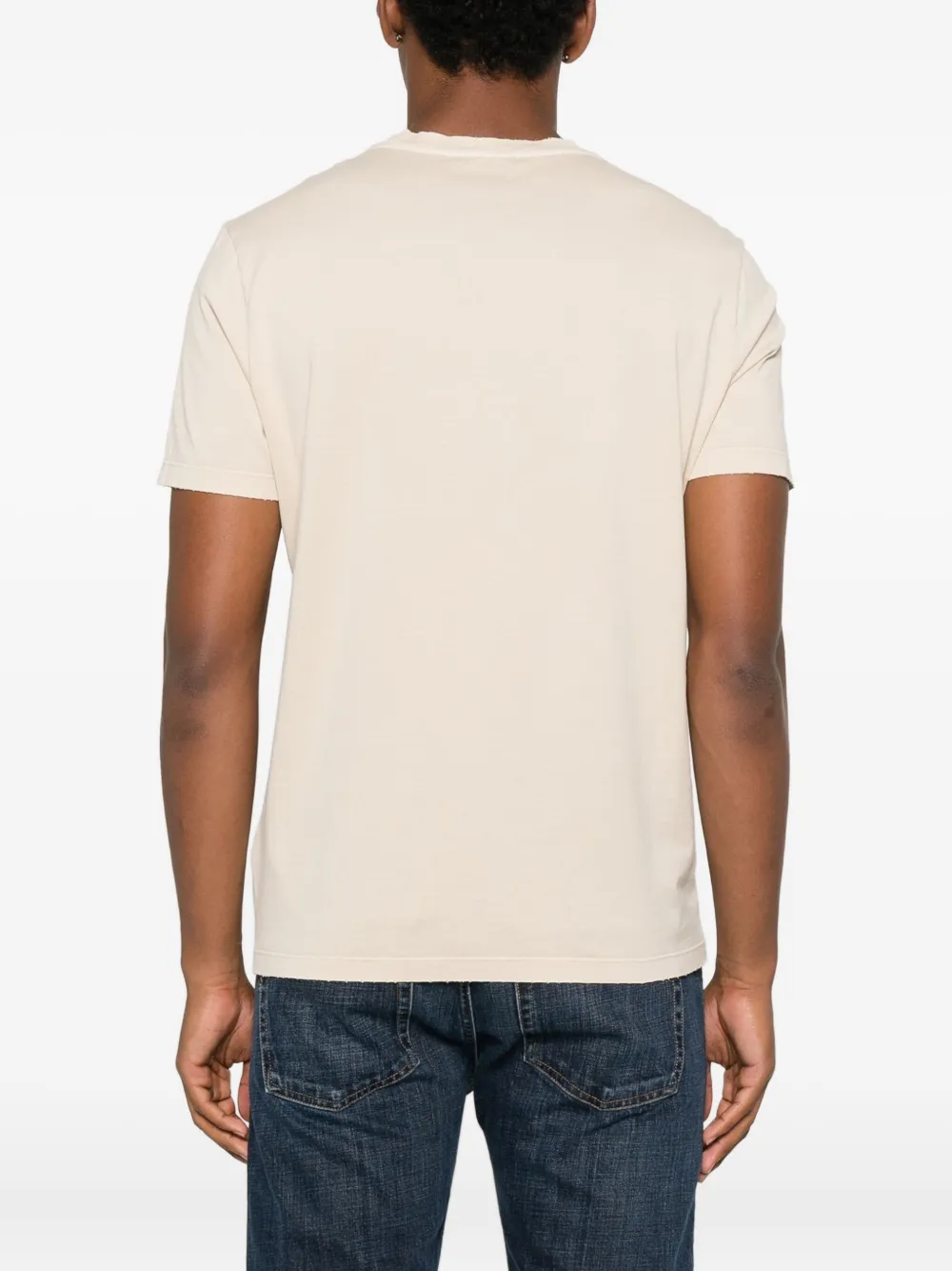 Dondup Car-print Graphic T-shirt In Neutral