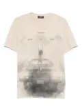 DONDUP car-print graphic T-shirt - Neutrals