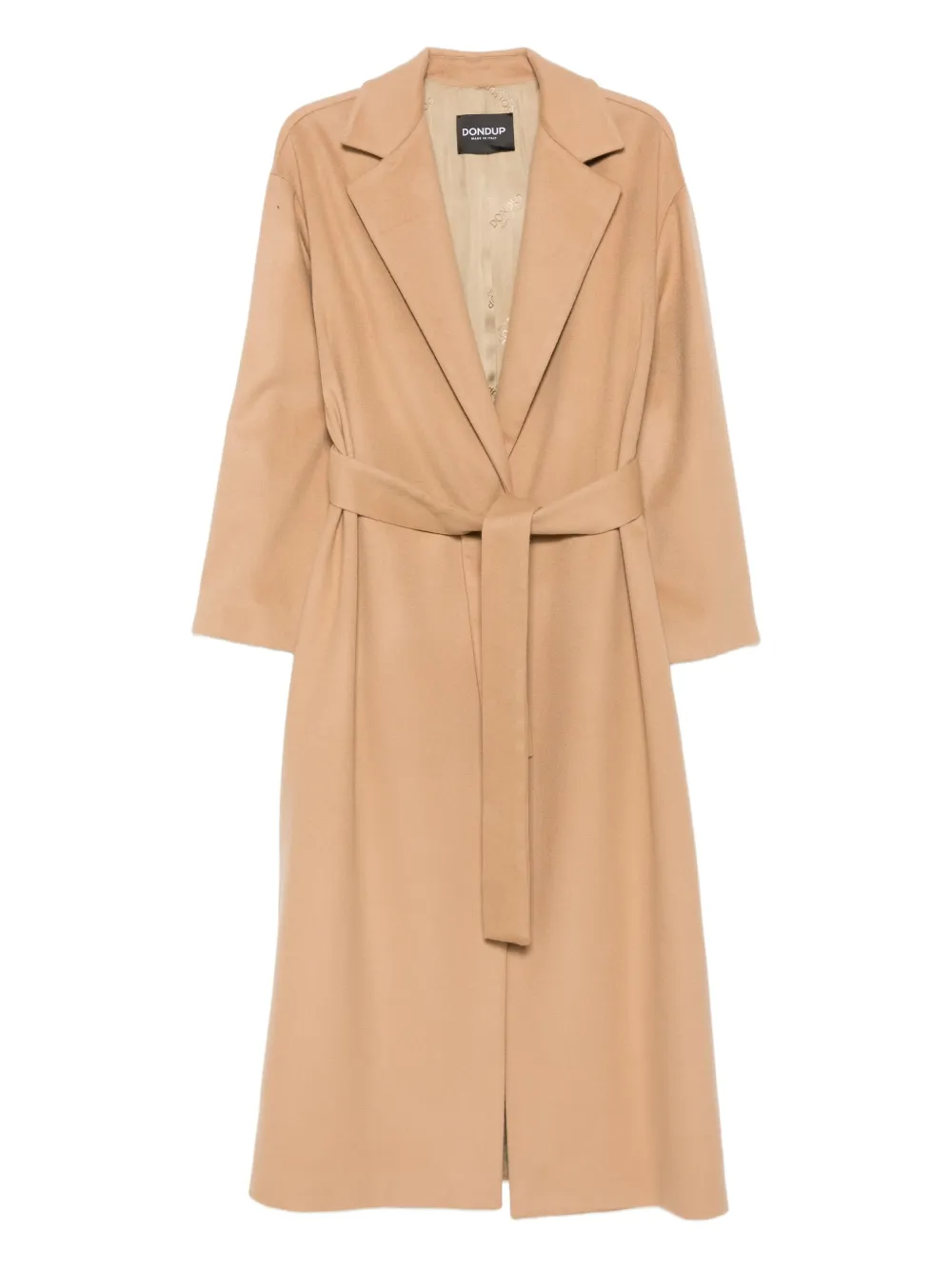 DONDUP belted lapels coat | Neutrals | Image 1