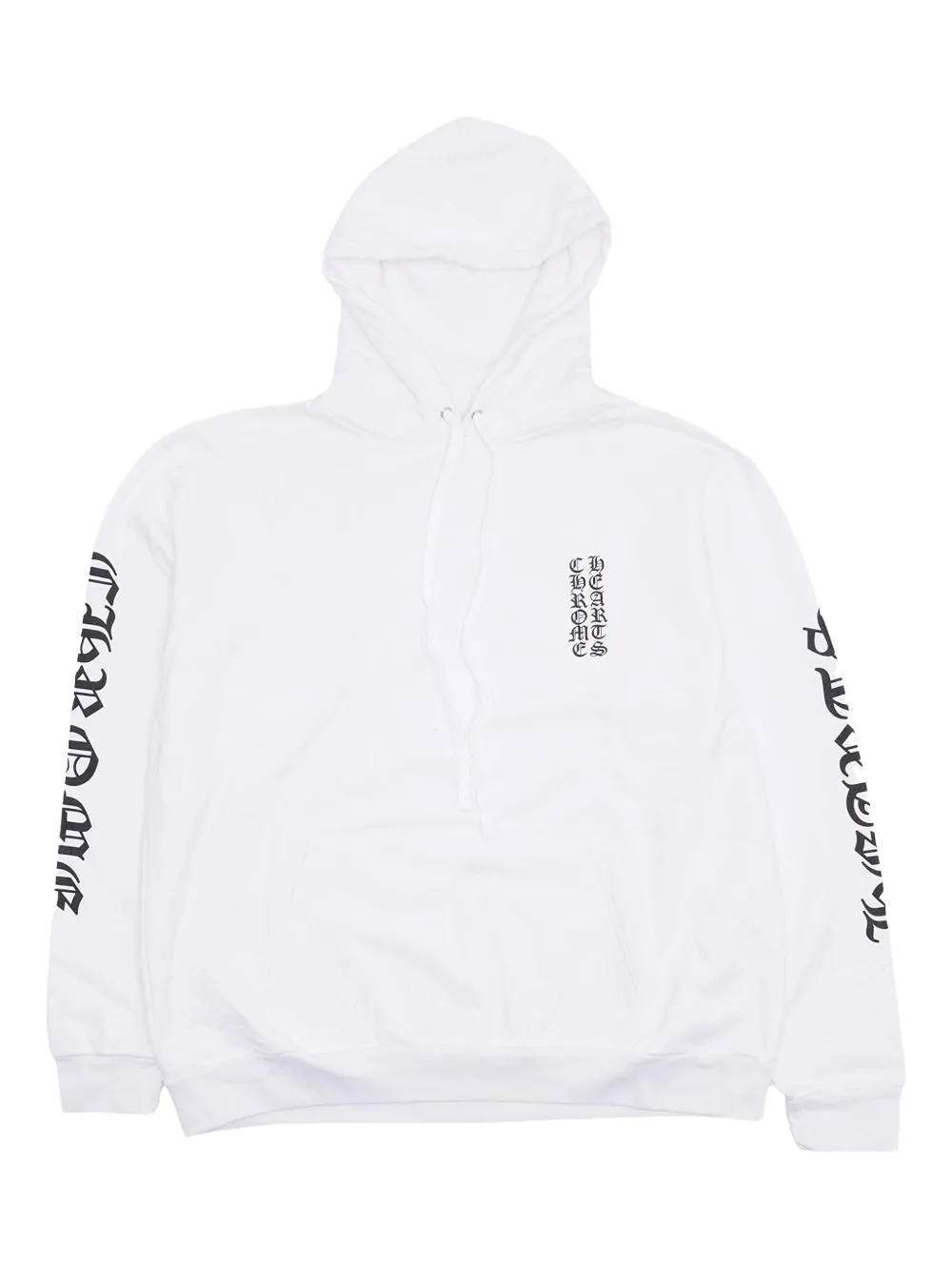 Chrome Hearts  Vertical Logo hoodie | White | Image 1