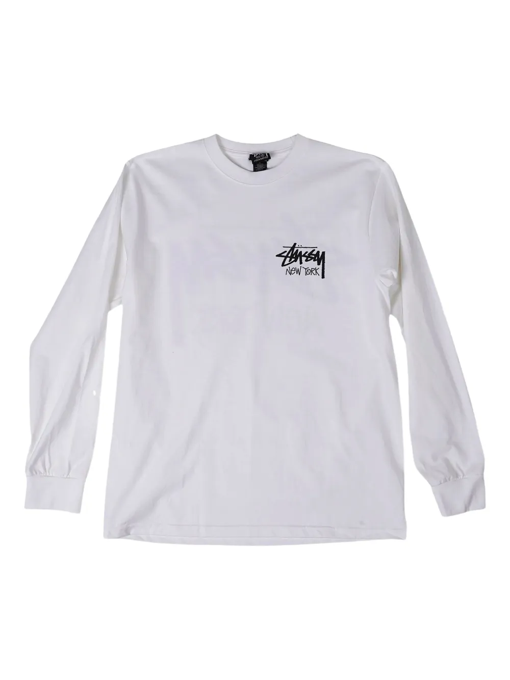 Stüssy new york long-sleeve T-shirt | White | Image 1