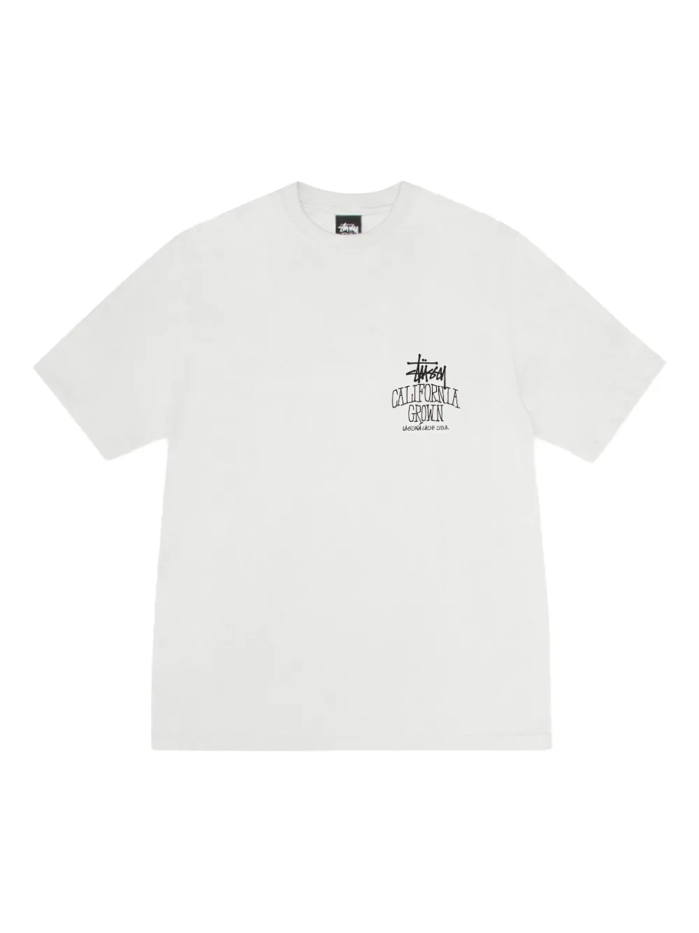Stüssy California Grown pigment-dyed T-shirt | White | Image 1