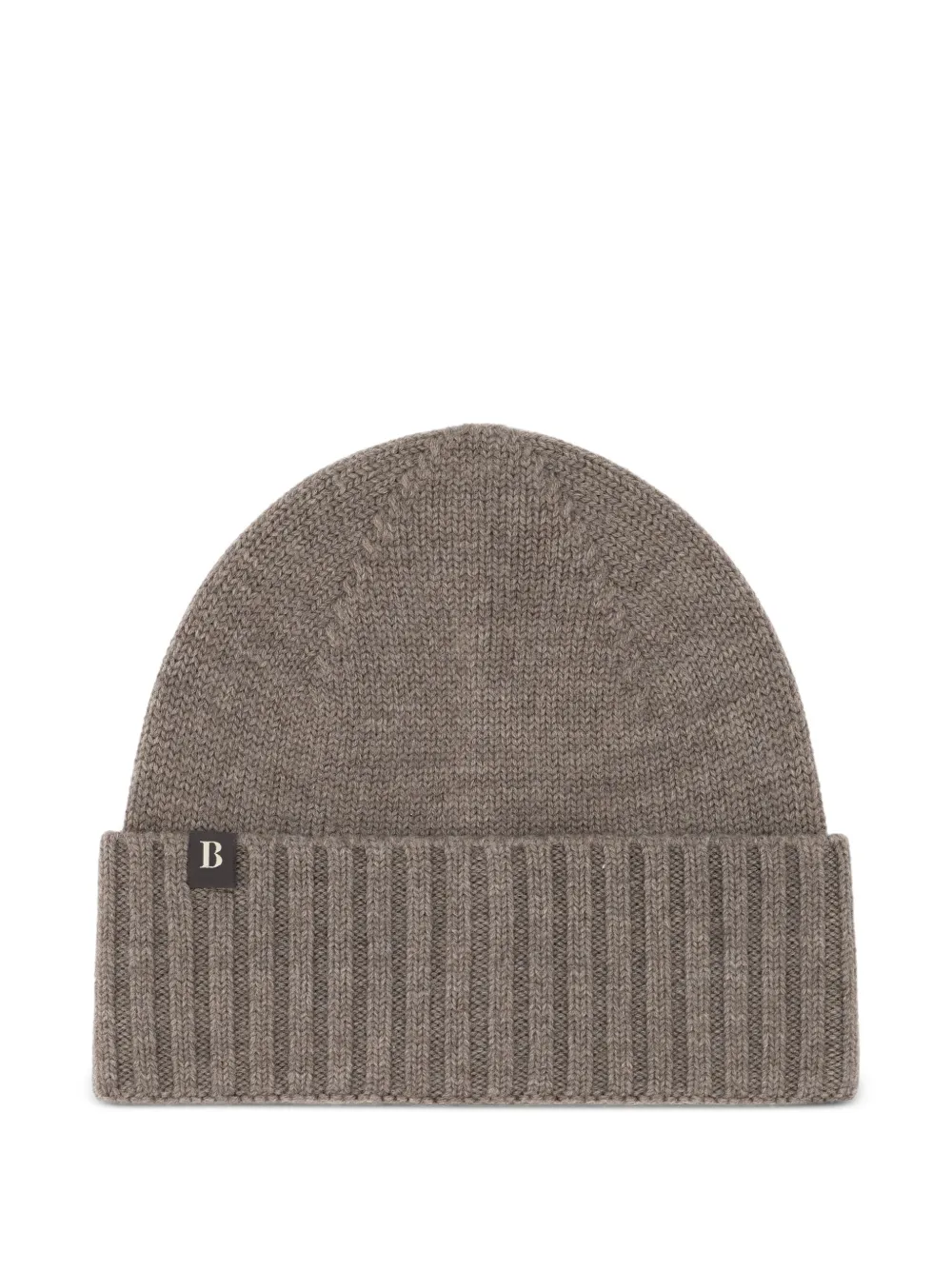 Boggi Milano rib-knit beanie | Brown | Image 1