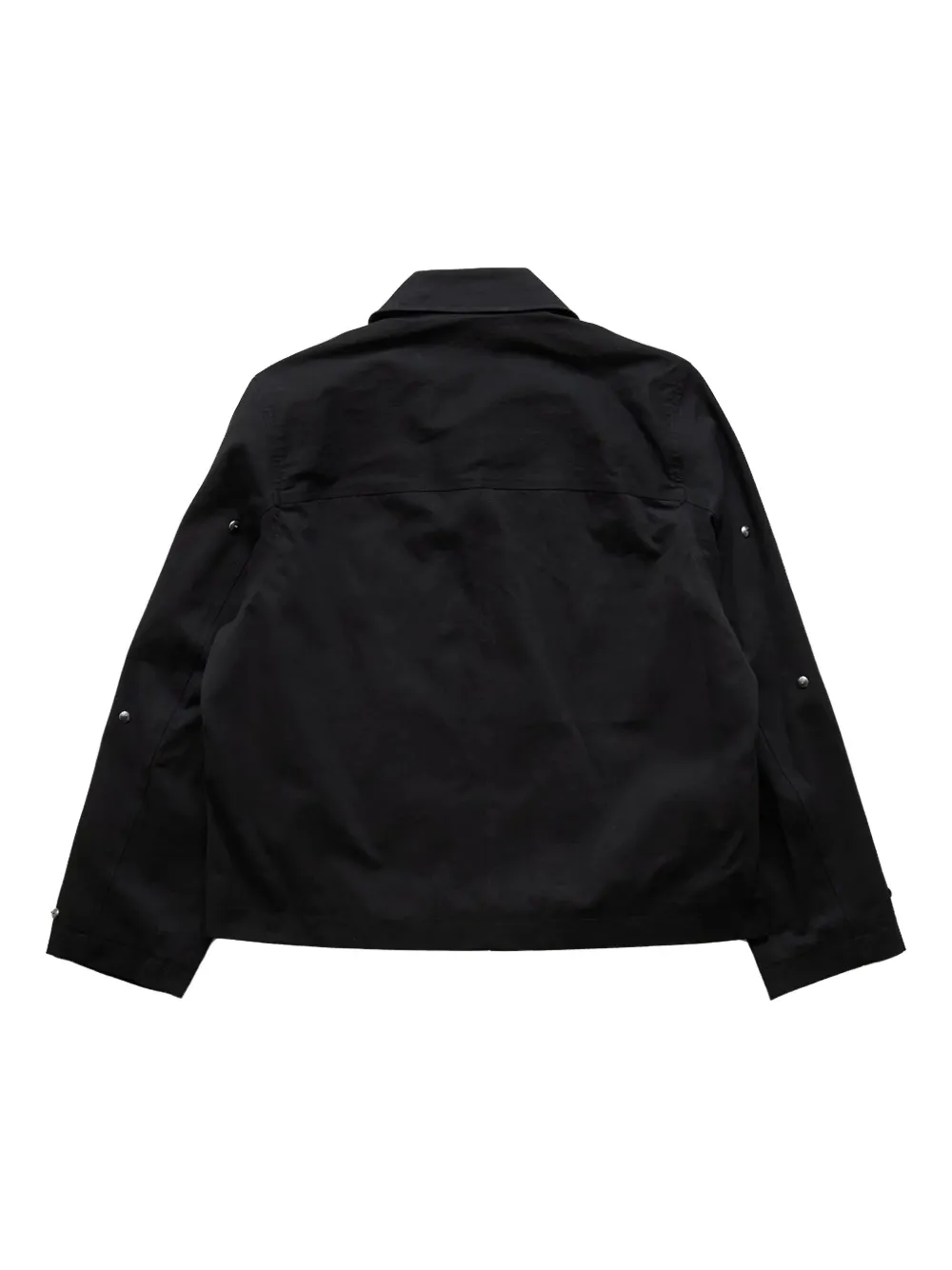 Song For The Mute Metal Bead Crop Patch Pocket Jacket Black In Black
