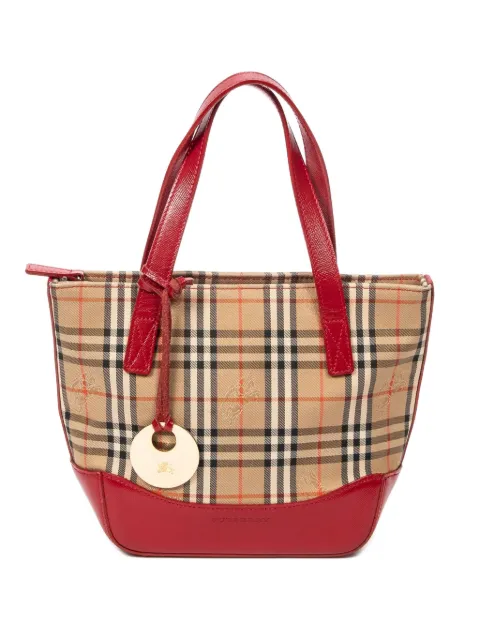Burberry Pre-Owned 1990 Haymarket tote bag