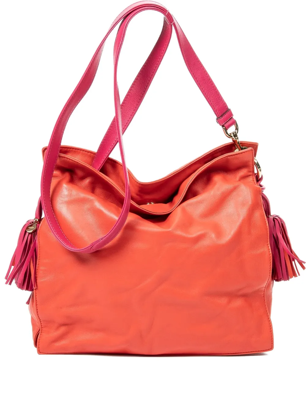 Loewe Pre-Owned Borsa a spalla con nappa - Arancione