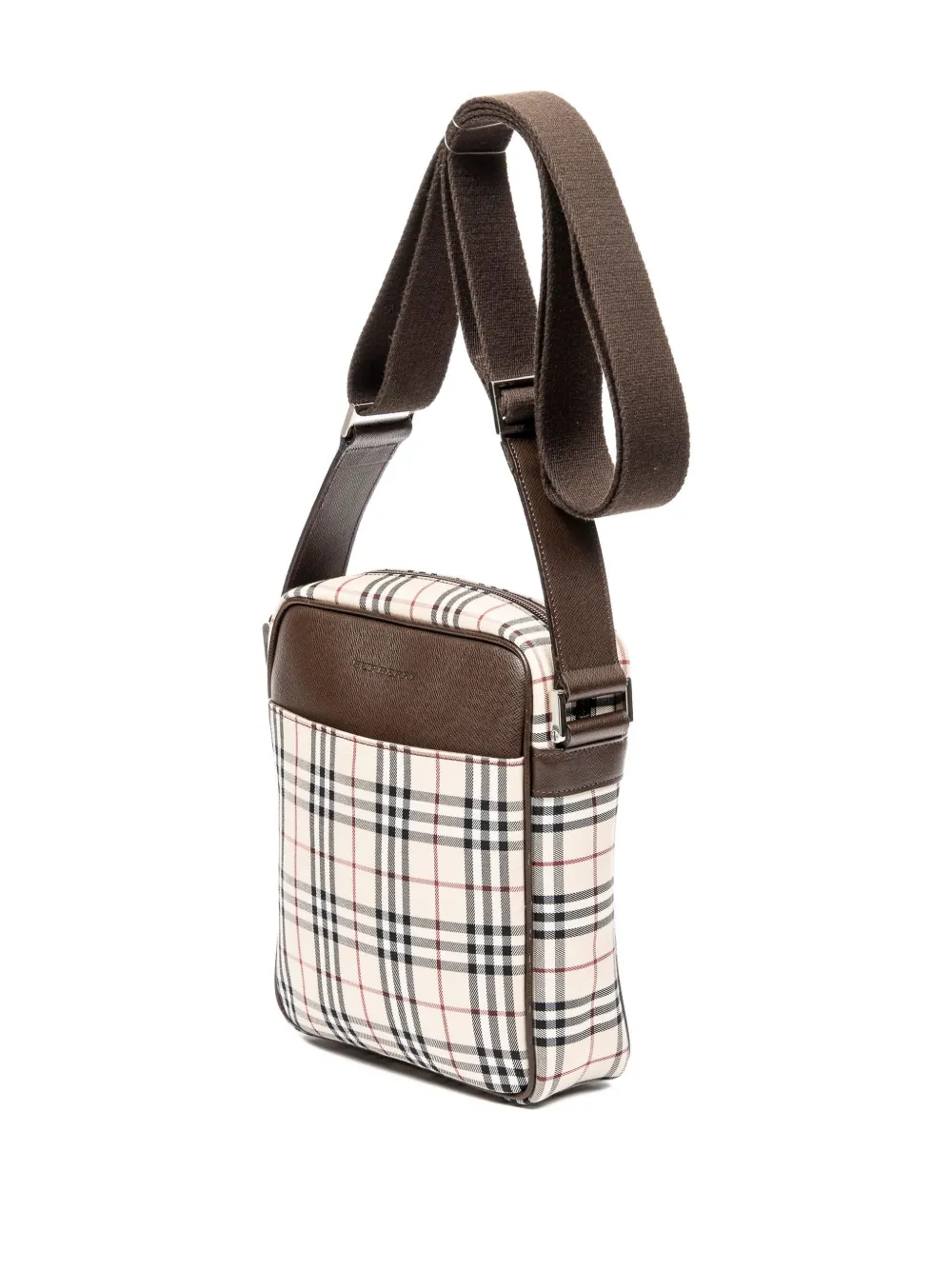 Check-Pattern Shoulder Bag