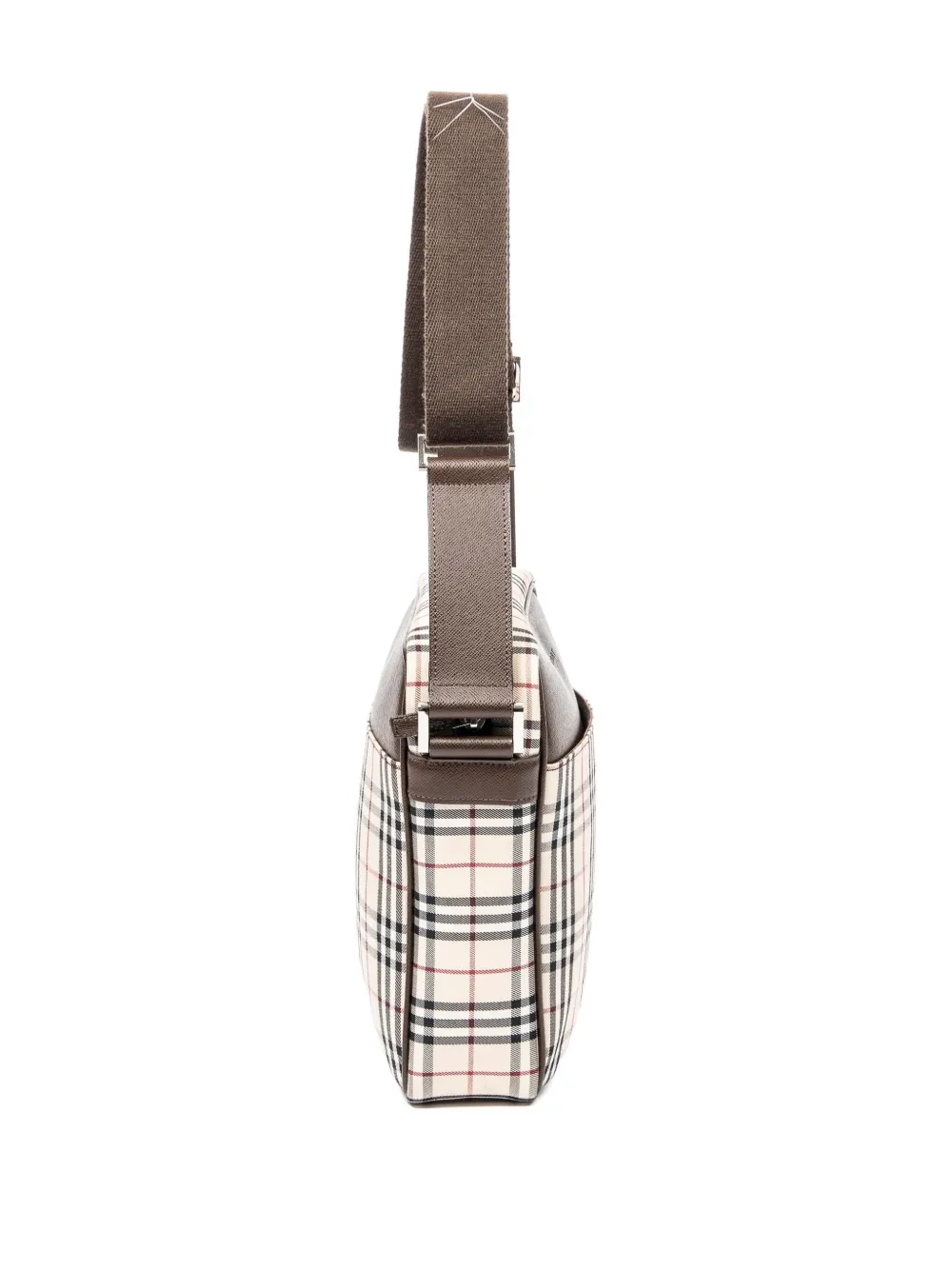 Check-Pattern Shoulder Bag